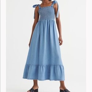 Brand new denim dress, never worn